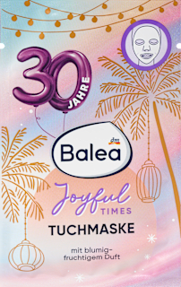 Tuchmaske Joyful Times 30 Jahre, 1 St