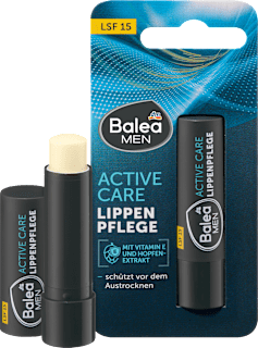 Balzam za ustnice Active Care, ZF 15 Balea MEN