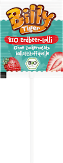 Kindersnack Erdbeer-Lolli Billy Tiger
