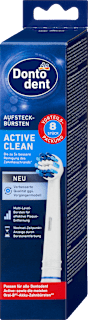 Náhradné hlavice na elektrickú kefku Active Clean Dontodent
