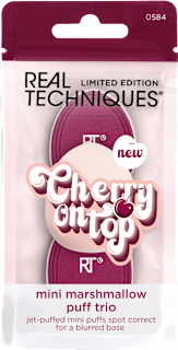 Mini hubky Cherry On Top - Mini Marshmallow Puff Trio REAL TECHNIQUES
