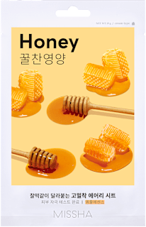 Maska w płachcie Airy Fit Honey MISSHA