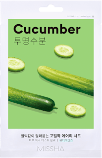 Maska w płachcie Airy Fit Cucumber MISSHA