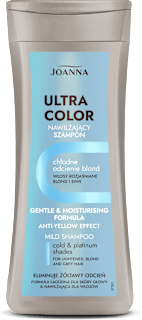 Szampon nawilżający chłodne odcienie blond ULTRA Color  JOANNA