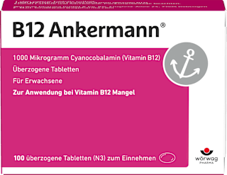 B12 Ankermann Tabletten 1000mcg Cyanocobalamin (Vitamin B12) B12 Ankermann