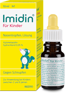 Imidin für Kinder 0,5 mg/ml Xylometazolinhydrochlorid Nasentropfen, Lösung  ARISTO