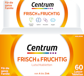 Centrum Frisch und Fruchtig Lutschtabletten 60 St Centrum