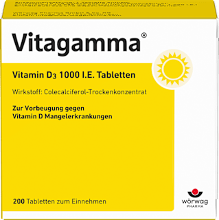 Vitagamma Vitamin D3 1000 I.E. Tabletten Vitagamma