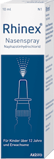 Rhinex Nasenspray mit Naphazolin 0,05% Naphazolinhydrochlorid, Lösung ARISTO