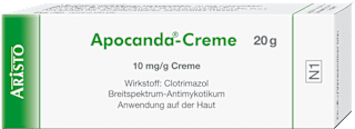 Apocanda -Creme 10 mg/g Clotrimazol zur Anwendung auf der Haut ARISTO