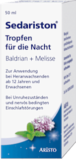 Sedariston Tropfen für die Nacht Baldrian + Melisse ARISTO