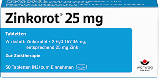 Zinkorot 25 mg Tabletten  Zinkorot