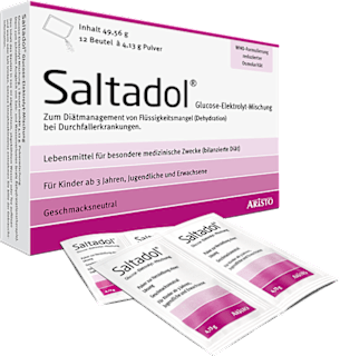 Saltadol Glucokose-Elektrolyt-Mischung Beutel (12 x 4,13g) Pulver ARISTO