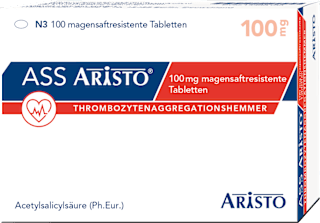 ASS ARISTO 100 mg Acetylsalicylsäure magensaftresistente Tabletten ARISTO