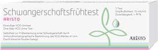 ARISTO Schwangerschaftsfrühtest Zuverlässigkeit: > 99 % ARISTO