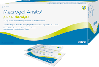Macrogol ARISTO plus Elektrolyte Beutel 100 x á 13,72 g Pulver zur Herstellung einer Lösung zum Einnehmen ARISTO