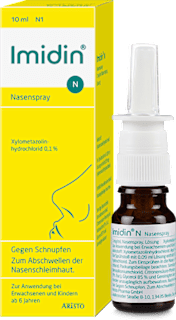 Imidin N Nasenspray, 1 mg/ml Xylometazolinhydrochlorid Nasenspray, Lösung  ARISTO