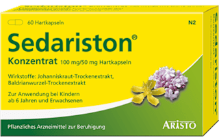 Sedariston Konzentrat 100 mg/50 mg Hartkapseln ARISTO