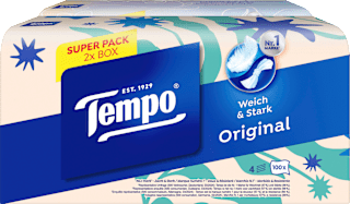 Taschentücher Duo Box (2x100 St) Tempo