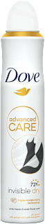 Advanced Care antiperspirant sprej Invisible Dry Dove