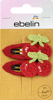 Dječje ukosnice za kosu – s motivom trešnje ebelin