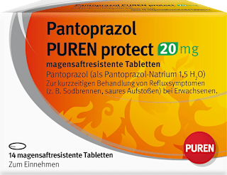 Pantoprazol PUREN protect 20 mg magensaftresistente Tabletten PUREN