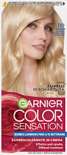 Colorazione permanente in crema biondo chiarissimo naturale 110 GARNIER Color Sensation