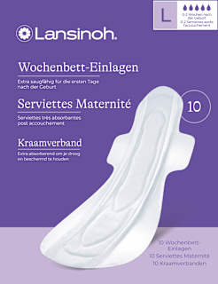 Einlagen für das Wochenbett 0-2 Wochen nach der Geburt Lansinoh