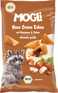bio plněné lískooříškové taštičky MOGLi