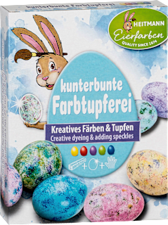Eierfarben Kunterbunte Farbtupferei HEITMANN Eierfarben