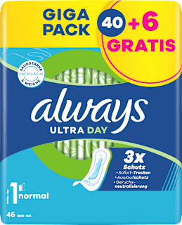 Binden Ultra Days 1 Normal Giga Pack always