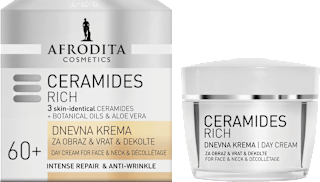 Dnevna krema za obraz, vrat in dekolte CERAMIDES RICH AFRODITA