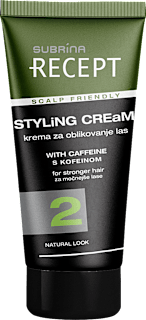 Krema za oblikovanje las, z mat zaključkom, 2 SUBRiNA RECEPT