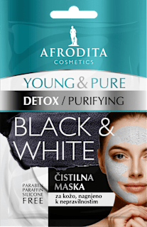 Maska Young & Pure Black & White AFRODITA