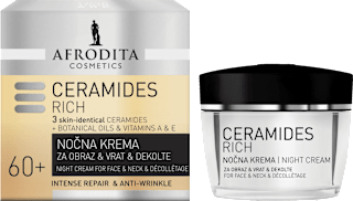 Nočna krema za obraz, vrat in dekolte CERAMIDES RICH AFRODITA