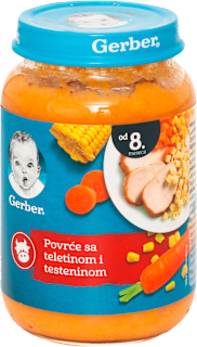 Kašica za bebe - teletina i testenina, 8m+ Gerber