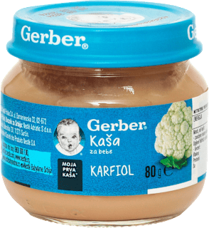 Kaša za bebe - KARFIOL, od 6. meseca Gerber
