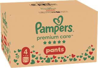 Pelene-gaćice mjesečno pakiranje, vel. 4 (9 - 15 kg) Pampers Premium Care