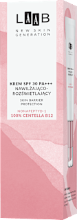 Krem nawilżająco-rozświetlający SPF 30 PA+++ Centella B12 Skin Barrier Protection LAAB AA