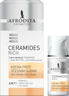 Krema proti očesnim gubam CERAMIDES RICH AFRODITA