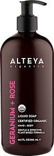 Био течен сапун с гераниум и роза ALTEYA organics