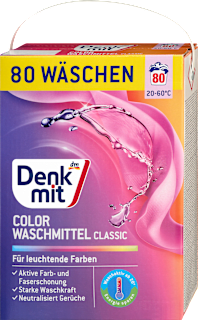 Classic deterdžent za pranje šarenog rublja, 80 pranja Denkmit