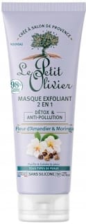Mască exfoliantă 2 în 1 detox & antipoluare Le Petit Olivier
