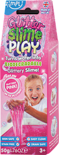Sliz do kúpeľa Slime Play - ružový s trblietkami Zimpli