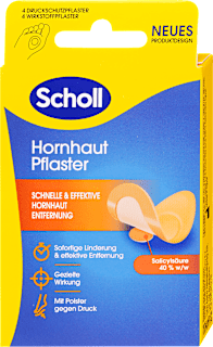 Bőrkeményedés eltávolító tapasz Scholl