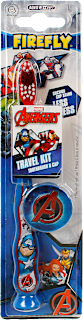 AVENGERS TRAVEL KIT dečija četkica za zube sa kapom, od 3+ godine FIREFLY