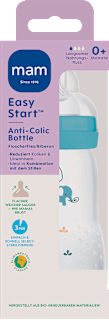 Babyflasche Easy Start Anti-Colic, blau, von Geburt an, 260 ml mam