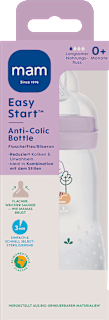 Babyflasche Easy Start Anti-Colic, lila, von Geburt an, 260 ml mam
