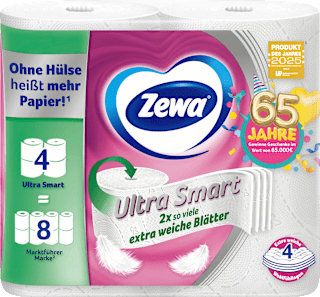 Toilettenpapier Ultra Smart 4-lagig (4x280 Blatt) Zewa