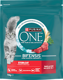 Trockenfutter Katze Bifensis Sterilcat Reich an Rind PURINA ONE